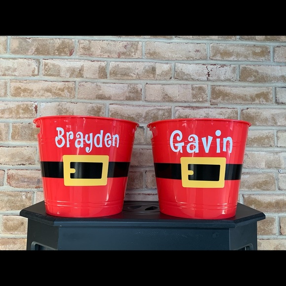 Personalized Santa bucket - Picture 1 of 1